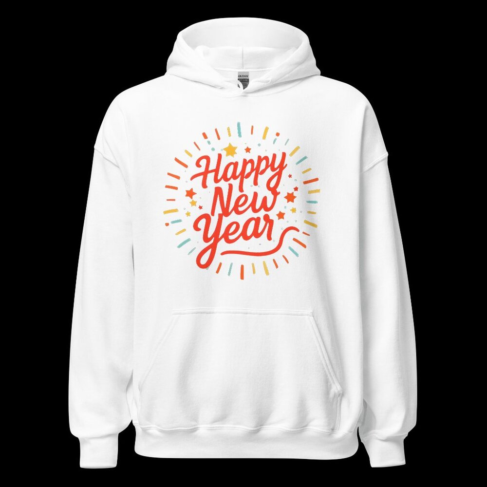 Happy New Year Unisex Design Hoodie